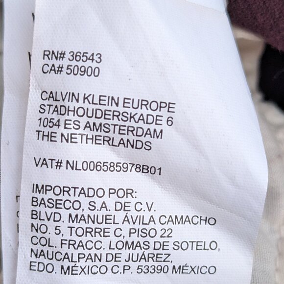 Calvin Klein Burgundy Ultimate Skinny Stretch Corduroy Pants - Picture 12 of 12